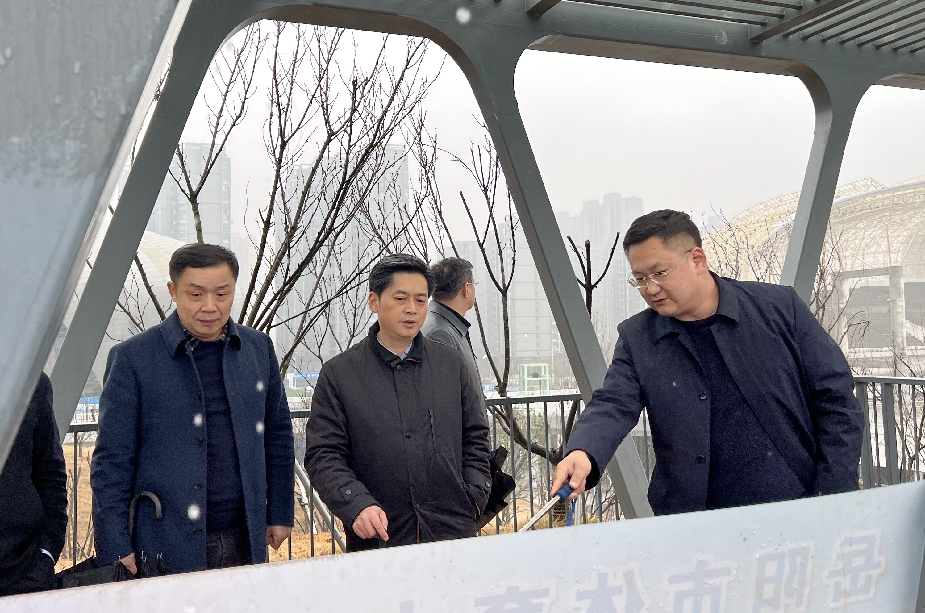 1月24日下午，趙岳平率隊(duì)調(diào)研省運(yùn)會場館建設(shè)工作.jpg